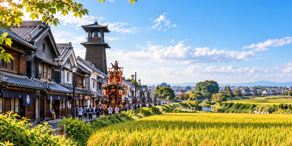 埼玉県 川越・祭り・田園