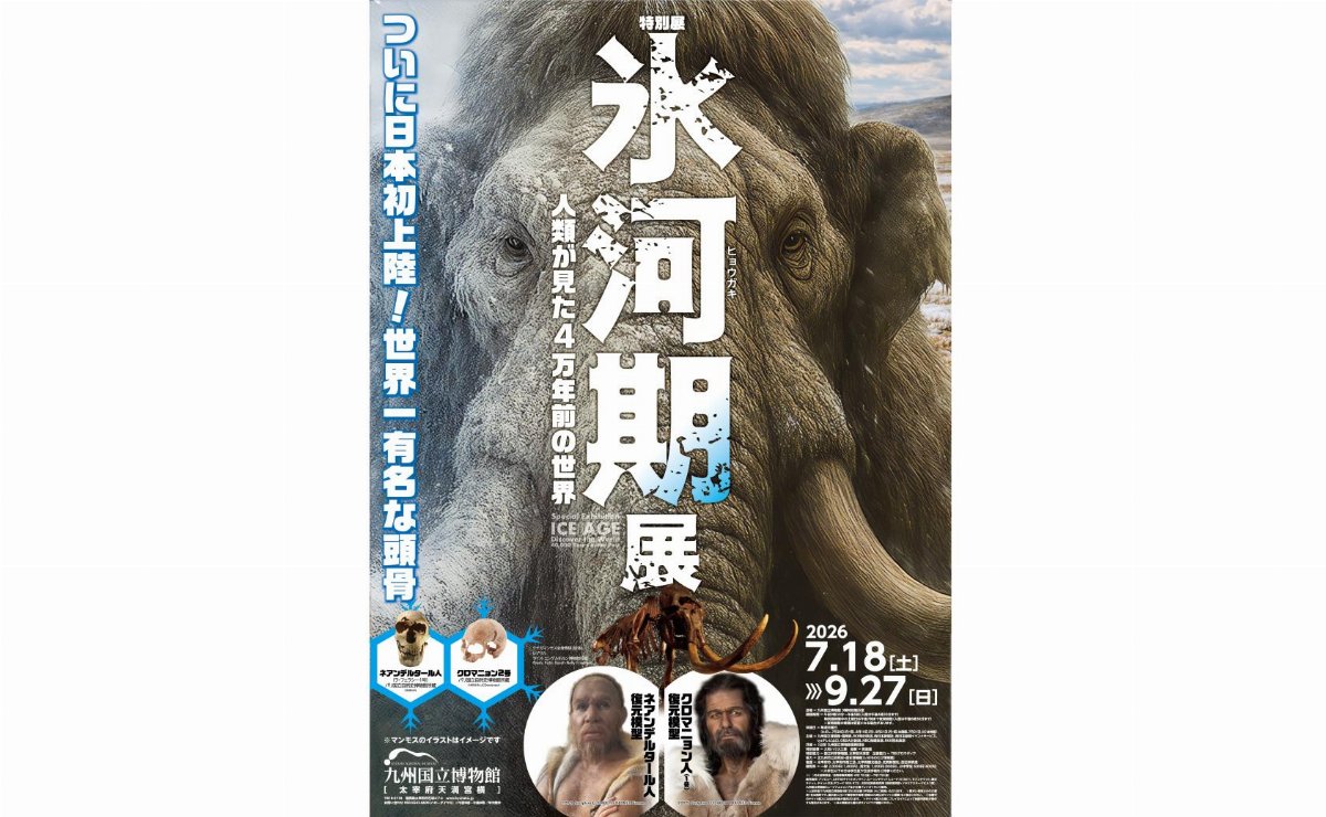 【九州国立博物館】特別展「氷河期展」